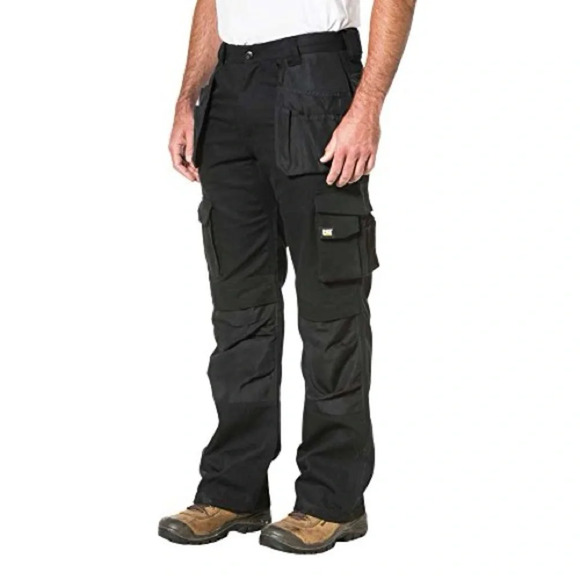 CAT caterpillar Men's Trademark Work Pants in Black - Picture 1 of 9